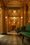 West side aisle of Grand Hall
